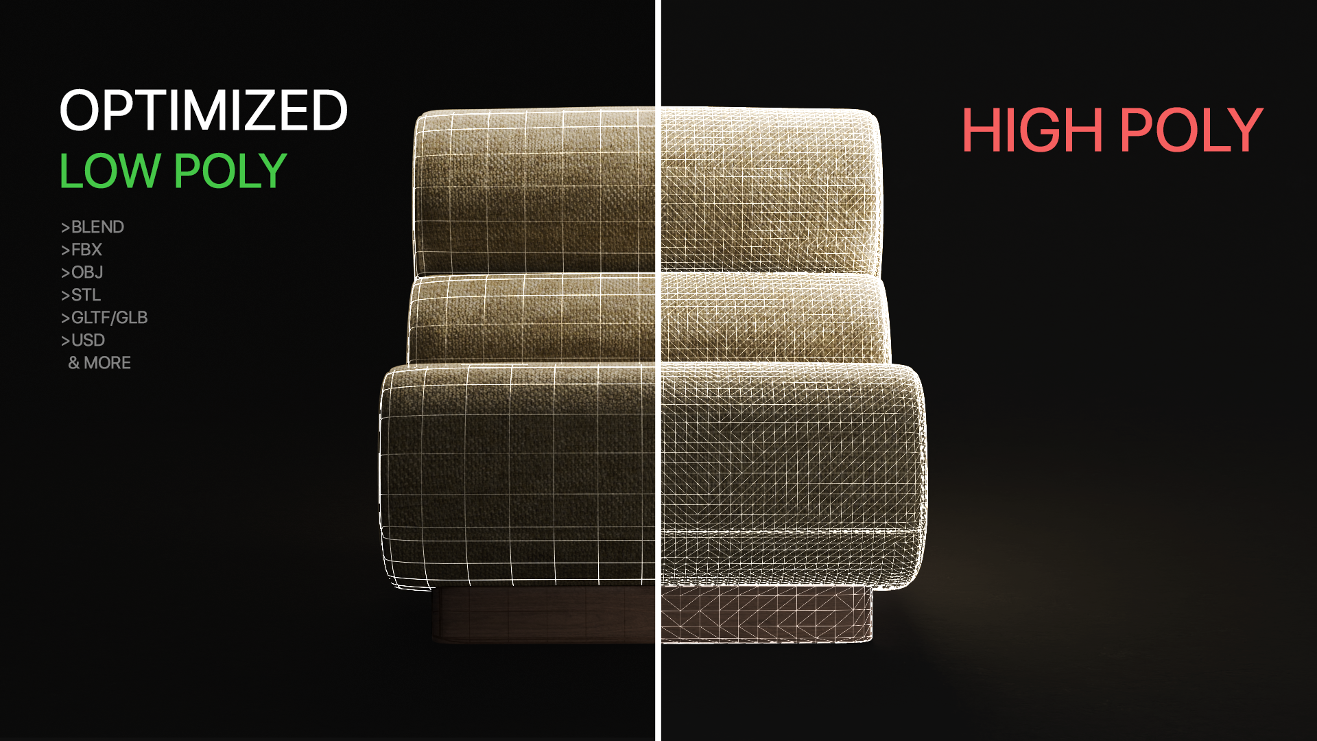 Optimise 3D Models to Web-Ready GLB Format